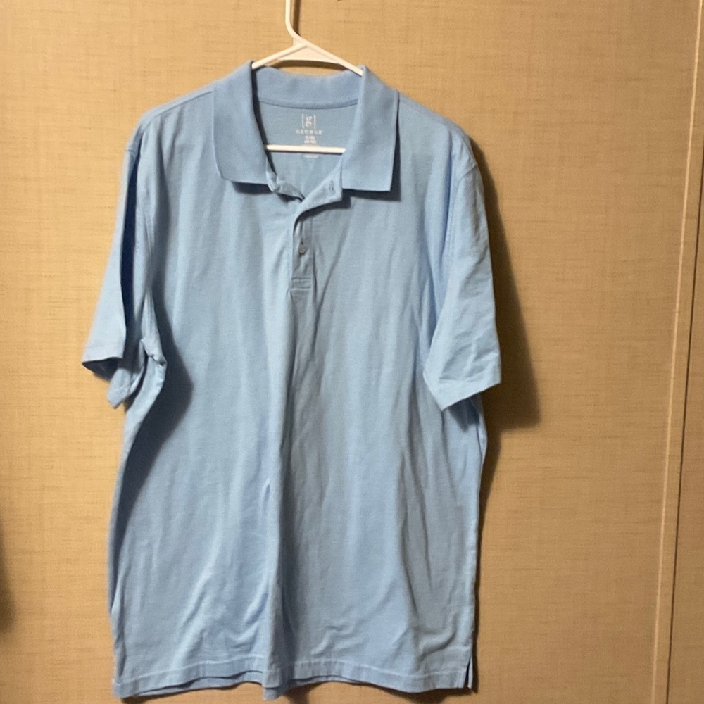 George Sky Blue Polo Shirt for Men
